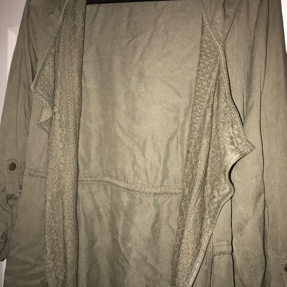 Knox Rose Embroidered Olive Green Jacket XL - Picture 8 of 8